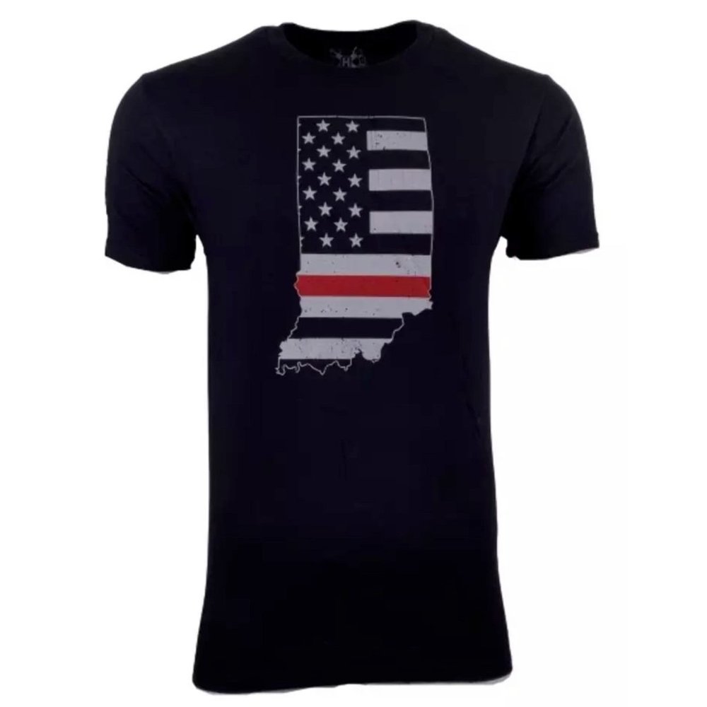 HOWITZER Clothing Men's T-Shirt S/S INDIANA RED
